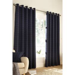 Furn Ellis Windowpane Check Eyelet x