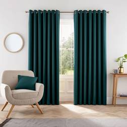 Helena Springfield EDEN LINED CURTAINS 66X90 TEAL