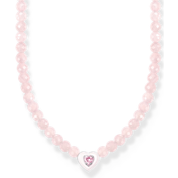 Thomas Sabo Charming Choker With Heart And Pink Pearls KE2181-035-9