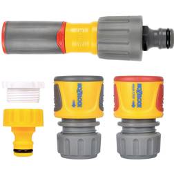 Hozelock 100-100-228 Hose Fittings & Nozzle Starter Set