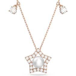 Swarovski Stella Star Necklace - Rosaguld