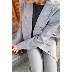 Noisy May Blazer Femme Taille Gris Milla 27023367