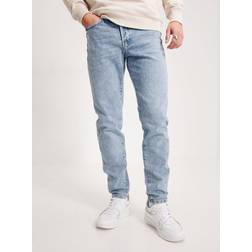 Selected Blekt Slim Fit-jeans Blå