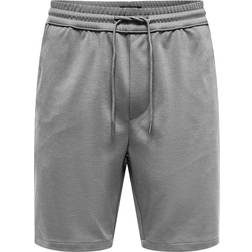 Only & Sons Regular Fit Shorts - Gray/Medium Gray Melange