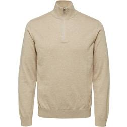Selected Homme Slhberg Half Zip Cardigan - B Noos
