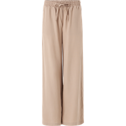 Object Relaxed Wide-leg Trousers - Neutral