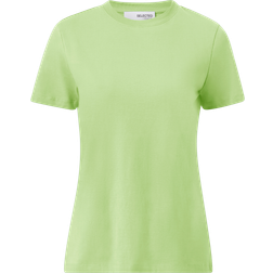 Selected Klassiska T-shirt Grön