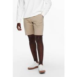 Only & Sons Herre Shorts Lys Stengrå