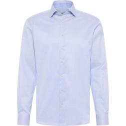 Eterna Herren Twill Hemd - Blau