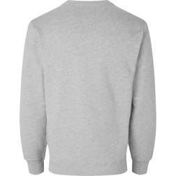 ID ekologisk sweatshirt, Ljusgrå Melange