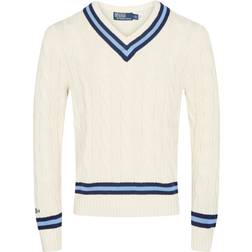 Polo Ralph Lauren Cricket Sweater - Cream/Navy Stripe