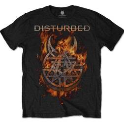 ROCK OFF Disturbed Men's Tee: Burning Belief (medium)