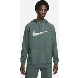 Nike Dri-FIT Pullover-træningshættetrøje til mænd grå