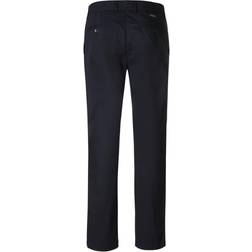 Alberto Regular Fit Linnen Broek - Marine