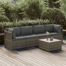 vidaXL Trädgårdssoffa Loungeset