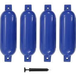 vidaXL Båtfenders 4 St Blå 51 x 14 cm PVC