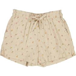 Wheat Shorts Silla fossil flowers dot