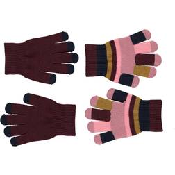 Molo Handskar 2-Pack - Tulpanröd