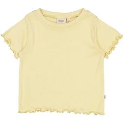 Wheat Rib t-shirt Irene yellow dream