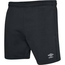 Umbro Childrens/kids Club Leisure Shorts (black/white)