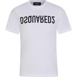 DSquared2 Boys Logo T-shirt - White