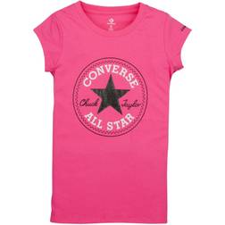 Converse Older Girls Chuck Patch T-Shirt Pink