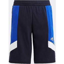 Logo Print Sports Shorts in Cotton