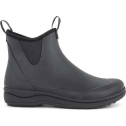 Green Comfort Rafael Rain Rubber Boot - Plain Black