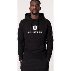 Belstaff Signature Hoodie Herren Cotton Fleece - Navy