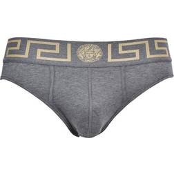 Versace Iconic Low-Rise Brief - Grey