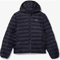 Lacoste Men's Quilted Hooded Puffer Jacket - Abyss