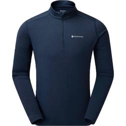 Montane Dart Thermo Zip Neck Mens Baselayer Eclipse Blue