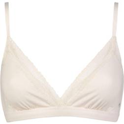 Sloggi Womens GO Ribbed Bralette Pink Cotton