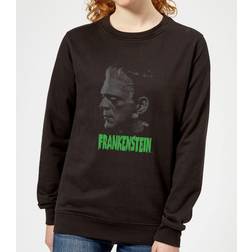 Universal Monsters Frankenstein Greyscale Women's Sweatshirt Black Black