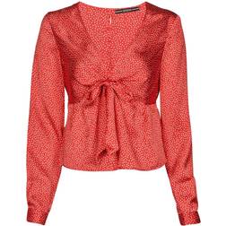 Guess NEW LS GWEN TOP - Rosso