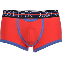 Hom Cotton Up Sports Contrast Boxer Trunk, Red