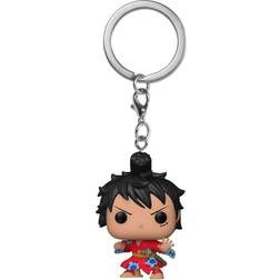 Funko One Piece POP! Vinyl Keychains 4 Luffy Kimono Display