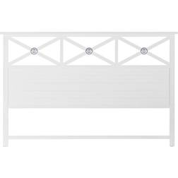 Dkd Home Decor Blue Wood Headboard