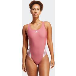 Adidas 3-Stripes Swimsuit - Pink Strata/White