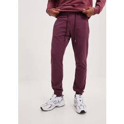 Bread & Boxers MAN Lounge Pant Iron Grey Bukser Burgundy