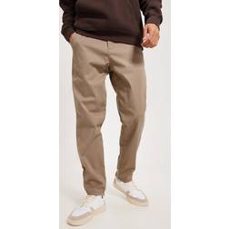 Selected SLH172-SLIMTAPE-NEW MILES FLEX PANT Khaki 30_32