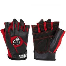 Gorilla Wear Guanti da allenamento - Nero/Rosso