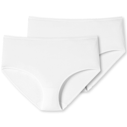 Schiesser Women's 2 Pack Midi Briefs - Organic Cotton