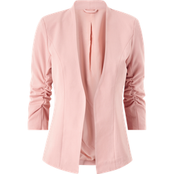 Vila 3/4 Sleeve Shaped Blazer - Pink