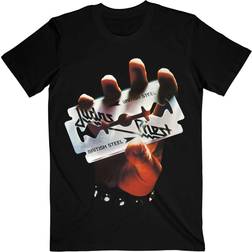 ROCK OFF Rockoff Trade Men's British Steel Short Sleeve T-shirt, Black
