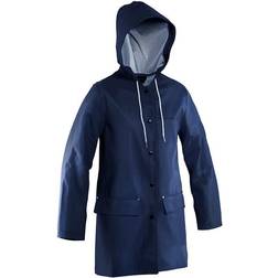 Grundéns Sandön jacket 402, Navy, Damjacka med justerbar huva och dubbelknappad stormflik