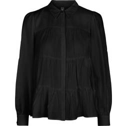 Y.A.S Blusa 'Pala' - Negro