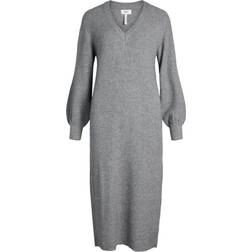 Object Vestido de punto 'Malena' - gris moteado