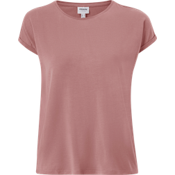 Vero Moda Regular Fit O-hals Sænkede Skuldersømme T-shirt