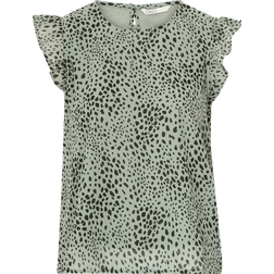 Only Camicia Da Donna Ann - Verde Scuro/Nero